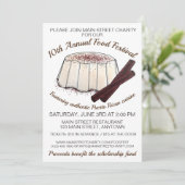 Invitation Temblee Puerto Rican Pudding Food Festival (Debout devant)