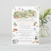Invitation Temecula Wine Country Bachelorette Itinerary (Debout devant)