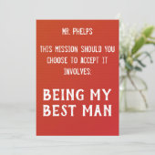 Invitation Témoin de mariage (Debout devant)