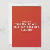 Invitation Témoin de mariage (Dos)