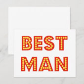 Invitation Témoin de mariage (Devant / Derrière)