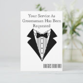 Invitation Témoin ou garçon d'honneur (Debout devant)