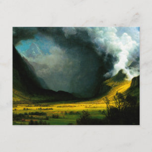 Invitation Tempête d'Albert Bierstadt dans l'invitation de