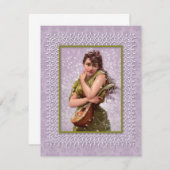 Invitation Tempête de neige d'avril (Devant / Derrière)