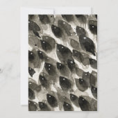 Invitation Tempête de poissons (Dos)