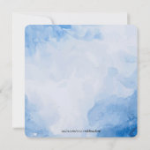 Invitation Temple Mariage Réception Invitation-rose Aquarelle (Dos)