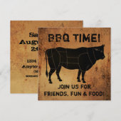 Invitation Temps de BBQ ! (Devant / Derrière)