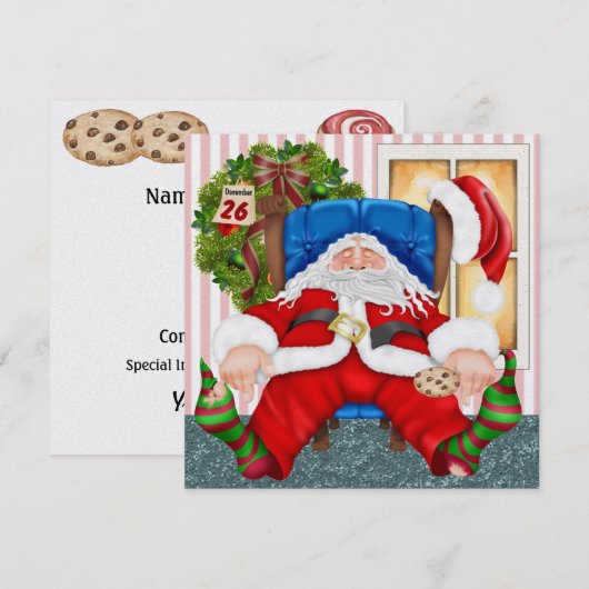 Invitation Temps de détente - SRF (Devant / Derrière)