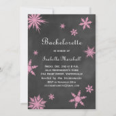 Invitation Temps de l'enterrement de vie de jeune fille d'hiv (Dos)