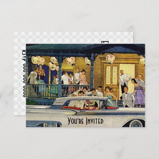 Invitation Temps de partie rétrorétroactive V2 (Devant / Derrière)