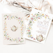 Invitation Temps de pré Fleur sauvage doux pour la Fête des m