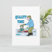 Invitation Temps de qualité (Debout devant)