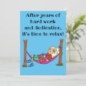 Invitation Temps De Relaxer L'Invitation De La Partie De Retr (Debout devant)