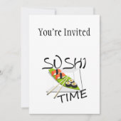Invitation Temps de sushi (Devant)