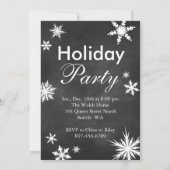 Invitation Temps de tableau de boire l'invitation de vacances (Dos)