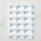 Invitation Temps Élégant Pour Tea Bridal douche (Dos)