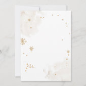 Invitation Temps le plus impensable Arbre d'hiver Premier ann (Dos)