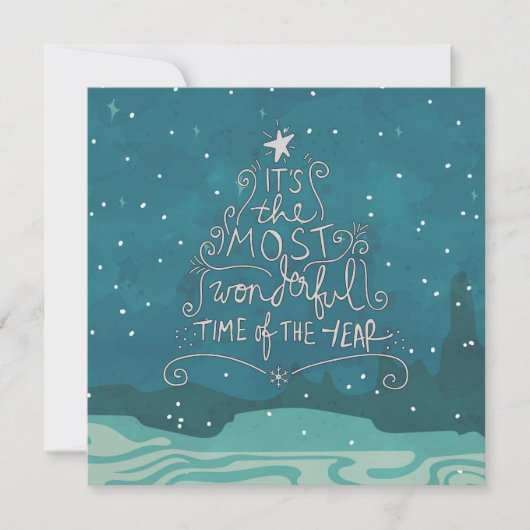 Invitation Temps le plus merveilleux (Devant)