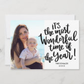 Invitation Temps le plus merveilleux de l'année | Photo VACAN (Devant)