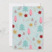 Invitation Temps le plus merveilleux Noël Vert 1er anniversai (Dos)