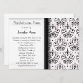 Invitation Temps mignon de partie de Bachelorette (Devant / Derrière)