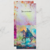 Invitation TEMPTATION Chevalier foncé et le trésor du diable, (Devant / Derrière)