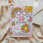 Invitation Ten Est Un Vibe Super les années 70 Fleur Power An