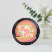 Invitation Ten est une Vibe Super Retro Vinyl Rainbow Daisy (Debout devant)