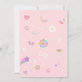 Invitation Ten Is A Vibe Retro Groovy Daisy 10th Birthday Inv (Dos)