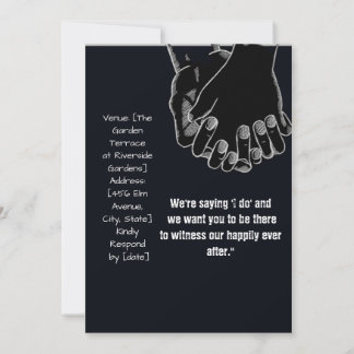 Invitation tenant des handes pour les voeux victori faire-par