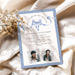 Invitation Tendance à son anniversaire de vingt ans<br><div class="desc">Dites adieu à vos vingt ans avec style grâce à nos invitations de fête d'anniversaire tendance ! Conçues pour célébrer vos 30 ans, ces invitations présentent un ruban et un nœud noir sophistiqués, pour une façon chic d'annoncer ce cap. Avec le slogan "attachant ses vingt ans", nos invitations comprennent également...</div>