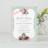 Invitation Tendance Alice Dans Wonderland Tea Party Fête des  (Debout devant)