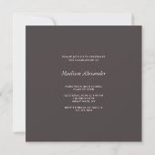 Invitation Tendance Blush Photo Collage Parti de graduation (Dos)
