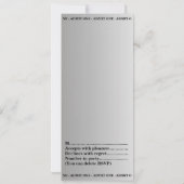 Invitation Tendance de bal d'étudiants de billet (Dos)