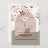 Invitation Tendance MOSS BLUSH MARIAGE Sage Dusty Rose (Dos)