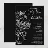 Invitation tendance pour 30e anniversaire "Un peu (Devant / Derrière)