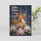 Invitation Tendre quiétude | Conception de cerf (Debout devant)