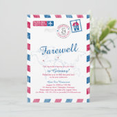 Invitation Tennessee à Allemagne Airmail Moving (Debout devant)