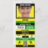Tennis Billet Anniversaire (Jaune/Vert/Noir)