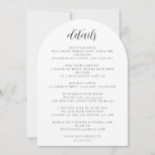 Invitation Tennis Love avec détails Mariage (Dos)