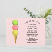 Invitation Tennis Party (Debout devant)