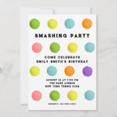 Invitation Tennis Party (Devant)