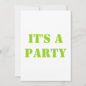 Invitation Tennis personnalisé avec nom (Dos)