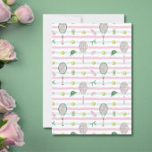 Invitation Tennis Save the Date Wedding Card