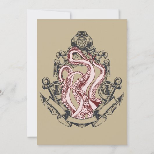 Invitation Tentacles De Calmar De Miroir Lovecraftian Horror (Devant)