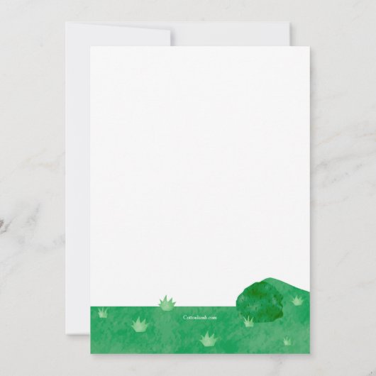 Invitation Tente extérieure (Dos)