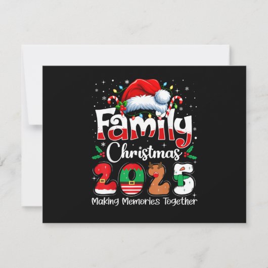 Invitation Tenue assortie pour l'équipe de Noël en famille 20 (Devant)