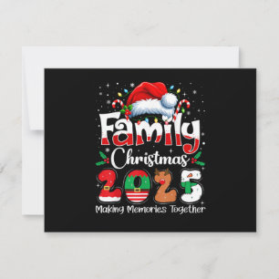 Invitation Tenue assortie pour Noël en famille 2025 Squad San