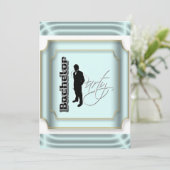 Invitation Tenue de soirée smoking pour enterrement de vie de (Debout devant)