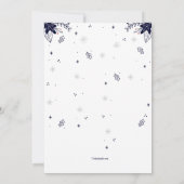 Invitation Tenue d'hiver demandée (Dos)